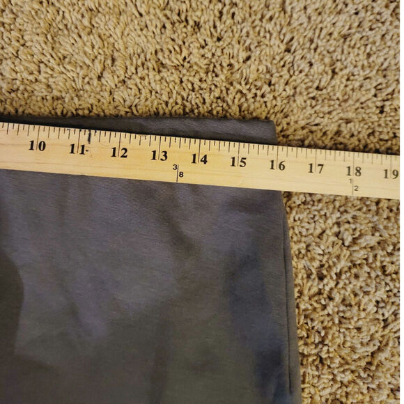 EILEEN FISHER WIDE LEG CROPPED KNIT PANTS IN GRAY, SZ MEDIUM - Picture 9 of 16